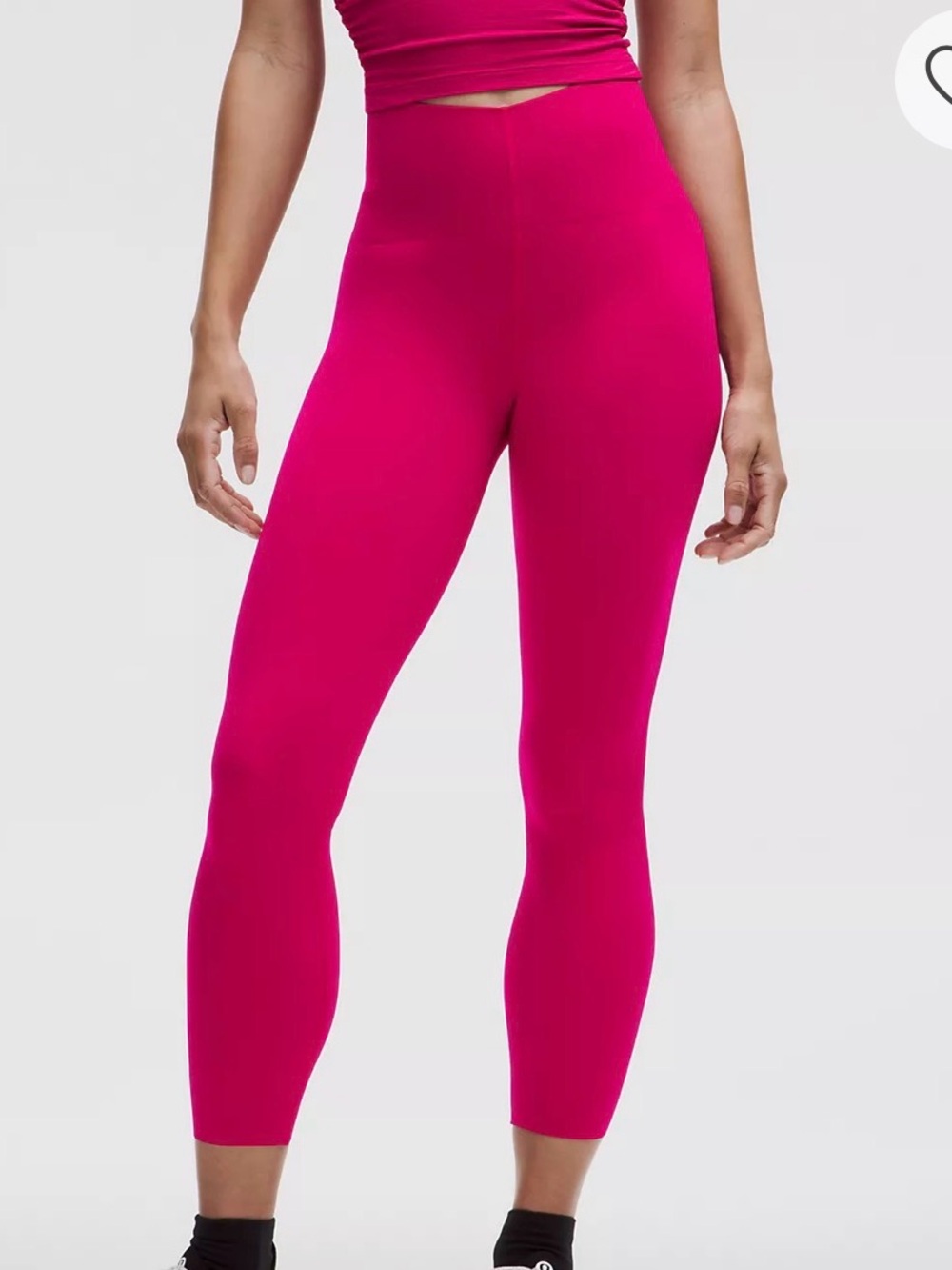 Lululemon Athletica 28” sz6 High-Rise Seamless Leggings in Hot Pink - Women nwt
